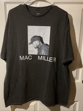 Mac Miller DEADSTOCK Black Graphic Short-Sleeve Tee